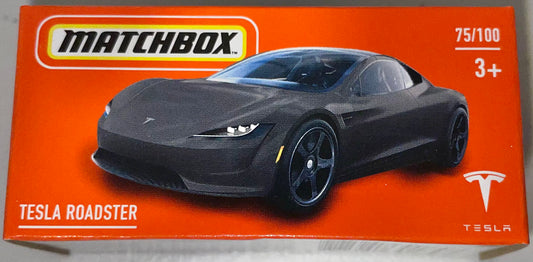 Matchbox 1:64 die cast Tesla Roadster