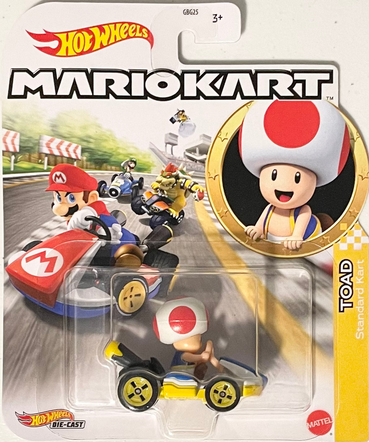 Hot Wheels Mario Kart Toad