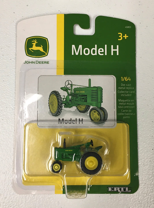 Ertl 1:64 die cast John Deere Model H Farm Tractor Toy