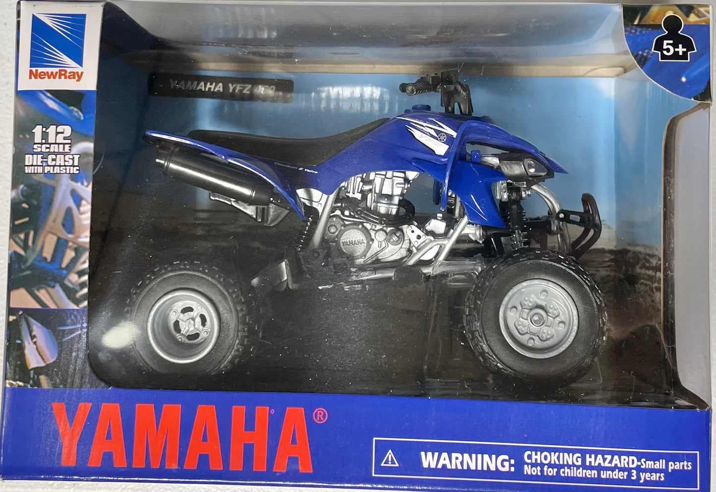 New Ray 1:12 die cast 2005 Yamaha YFZ 450 Sport Quad