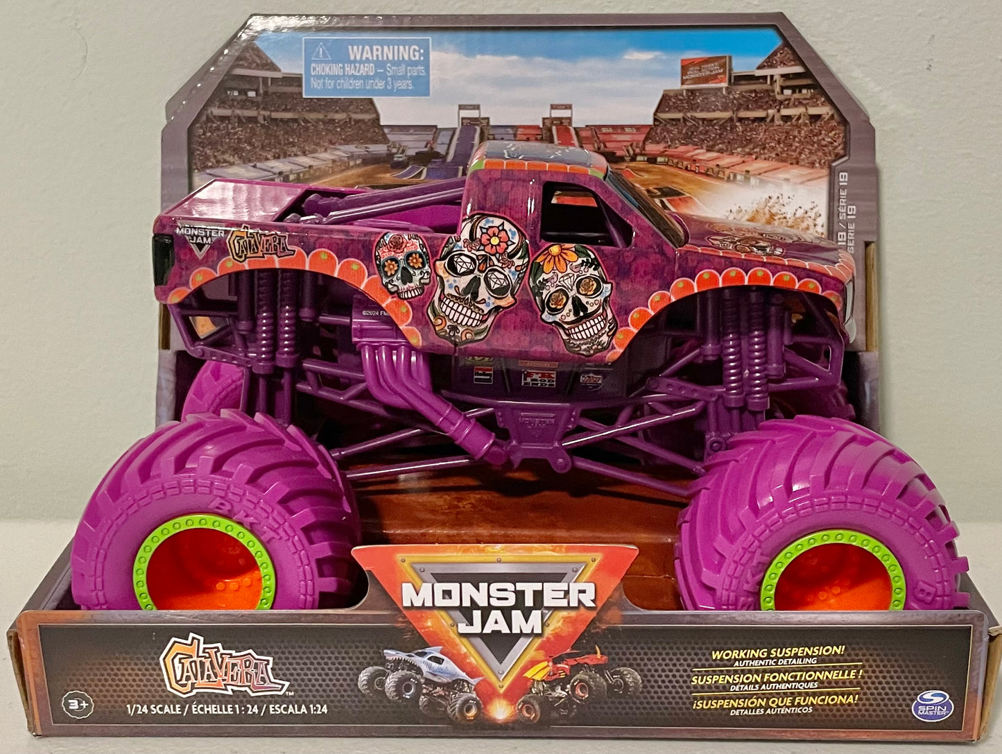 Monster Jam 1:24 die cast Calavera Monster Truck
