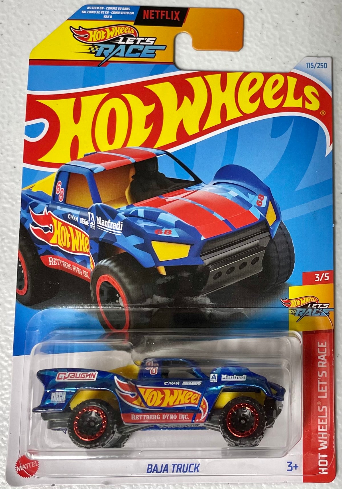 Hot Wheels 1:64 die cast Baja Truck