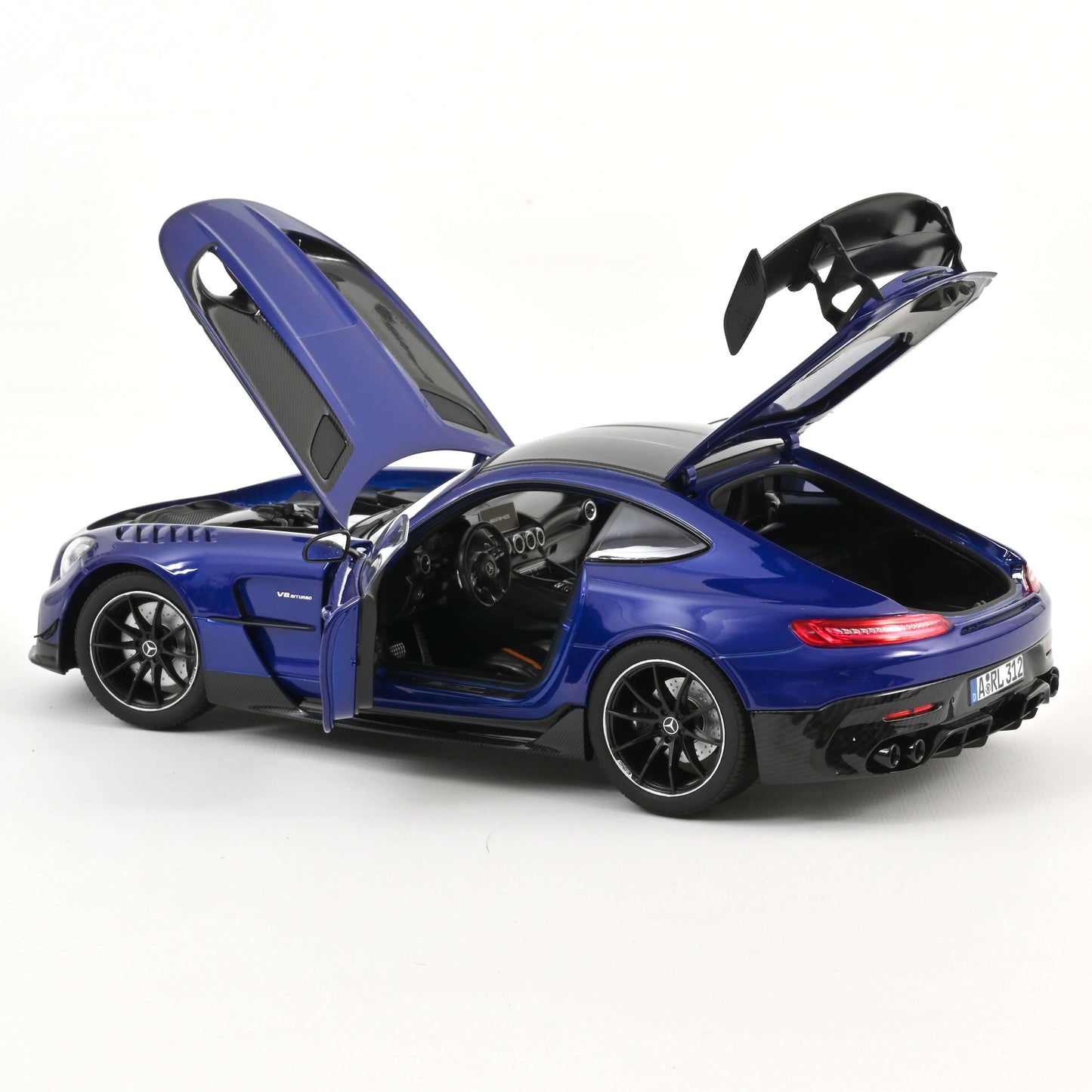 Norev 1:18 die cast 2021 Mercedes Benz AMG GT Black Series Blue