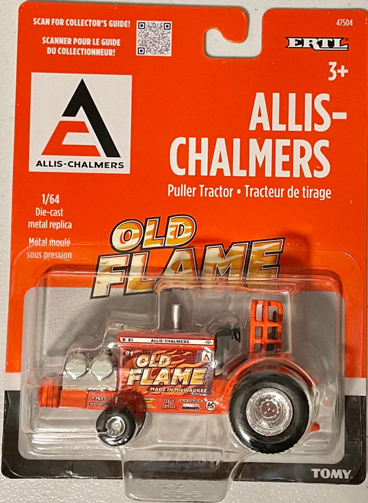 Ertl 1:64 die cast Allis-Chalmers Tractor Puller "Old Flame"