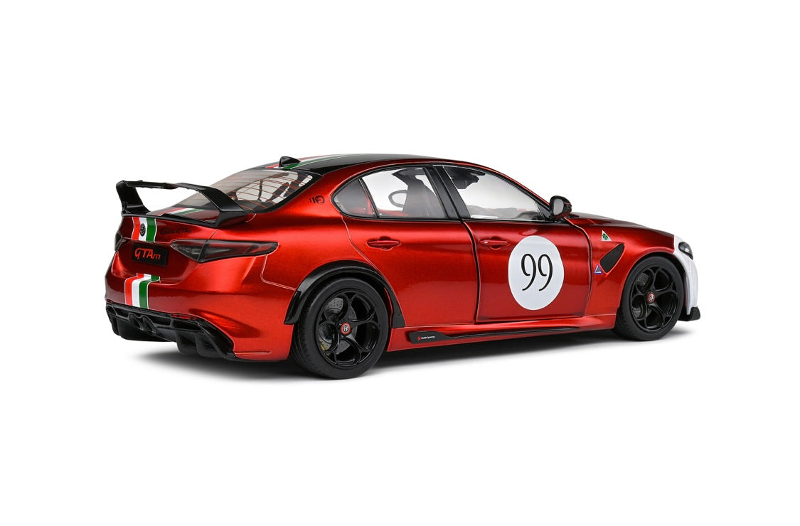 Solido 1:18 die cast 2022 Alfa Romeo Giulia GTA-M Tricolore Mugello