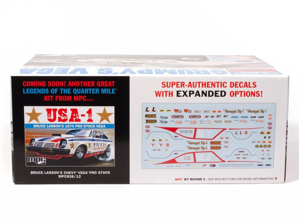 MPC 1:25 Grumpy’s Toy Chevy Vega Pro Stock Drag Racing Model Kit
