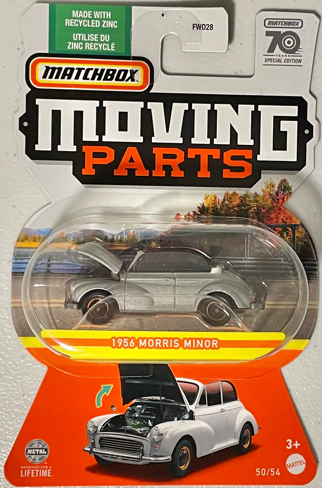 Matchbox 1:64 die cast 1956 Morris Minor