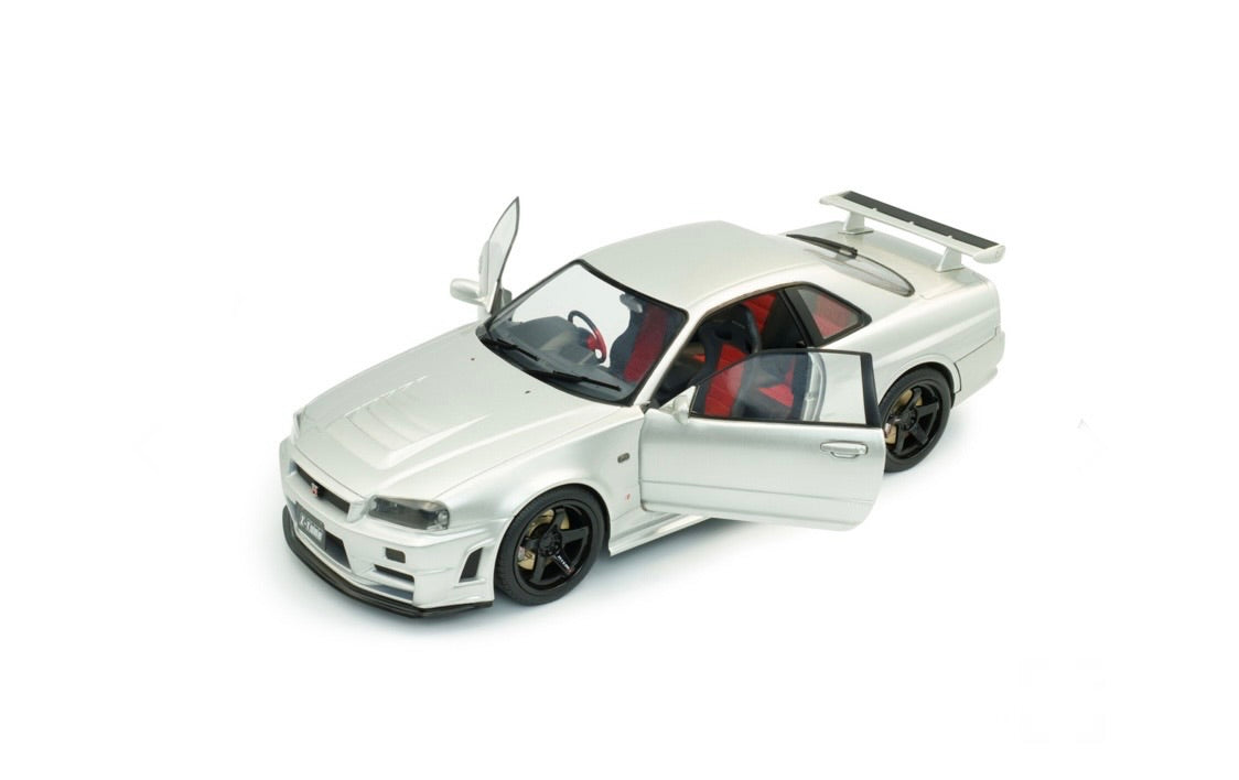 Solido 1:18 die cast 1999 Nissan Skyline GT-R Silver