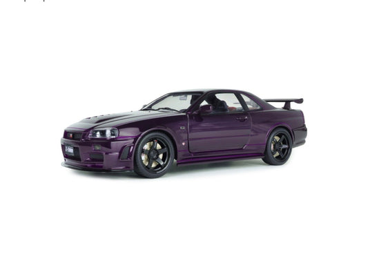Solido 1:18 die cast 1999 Nissan Skyline GT-R Midnight Purple