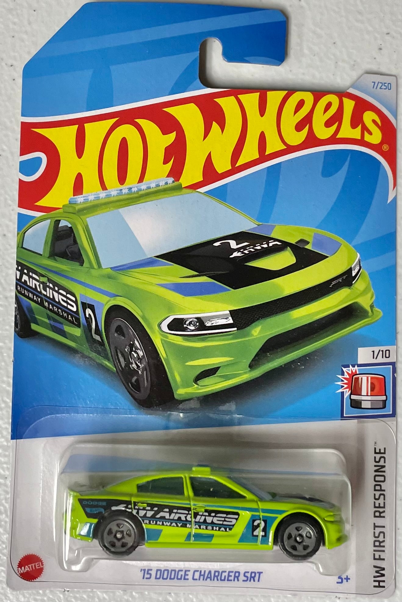 Hot Wheels 1:64 die cast ‘15 Dodge Charger SRT Patrol