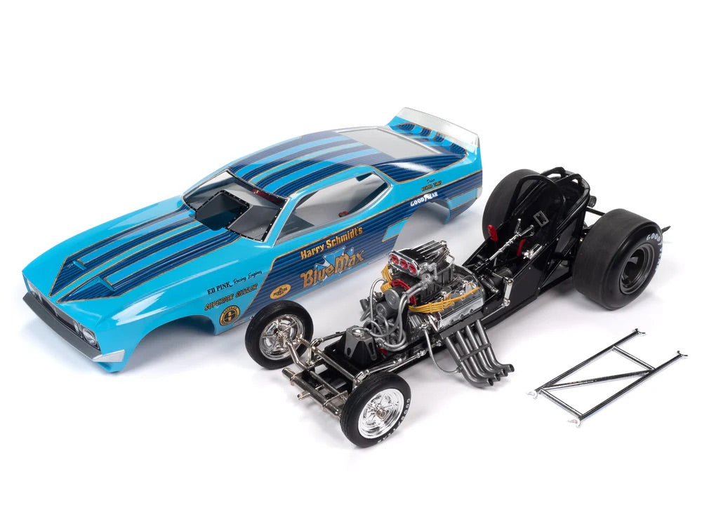 Auto World 1:18 die cast 1973 Ford Mustang “Blue Max” Funny Car