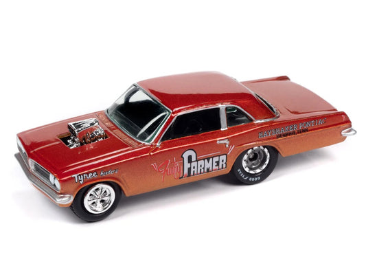 Johnny Lightning 1:64 die cast 1963 Pontiac Tempest "Funny Farmer"
