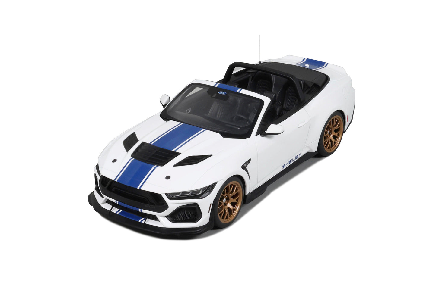 GT Spirit 1:18 Resin 2025 Ford Mustang Shelby Super Snake Convertible White