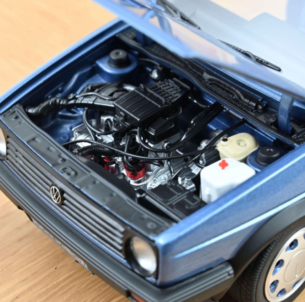 Norev 1:18 die cast 1988 VW Golf “10 Million Golfs” Blue