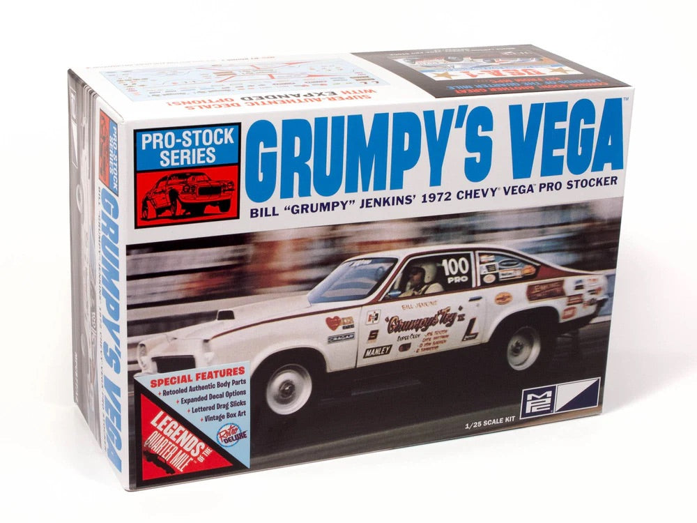 MPC 1:25 Grumpy’s Toy Chevy Vega Pro Stock Drag Racing Model Kit