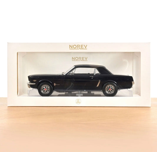 Norev 1:18 diecast 1965 Ford Mustang Hardtop Coupe Dark Blue