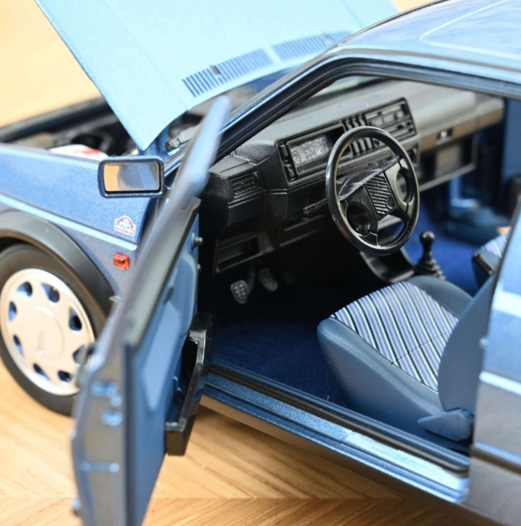 Norev 1:18 die cast 1988 VW Golf “10 Million Golfs” Blue