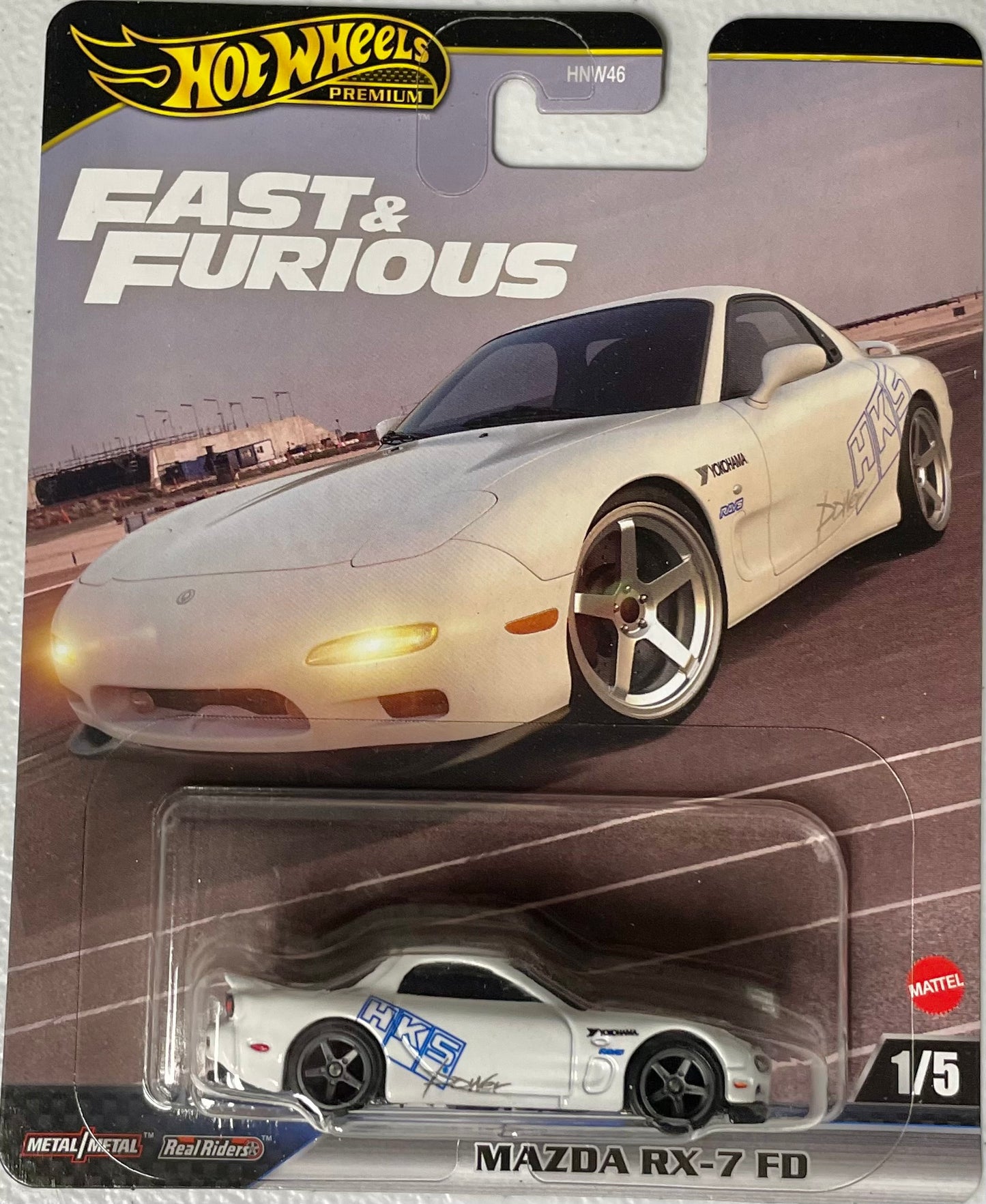 Hot Wheels 1:64 die cast Mazda RX-7 FD