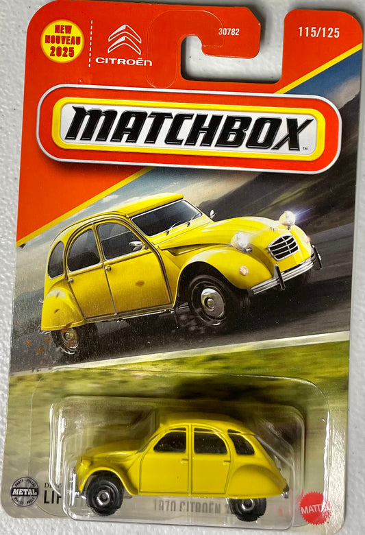 Matchbox 1:64 die cast 1970 Citroen 2CV