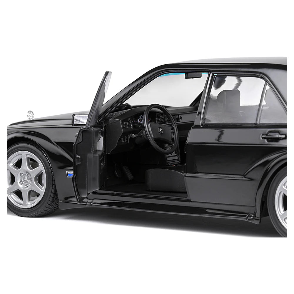 Solido 1:18 die cast 1990 Mercedes Benz 190 EVO ll Black