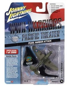 Johnny Lightning 1:64 die cast WWll Curtiss P-40 Warhawk Airplane
