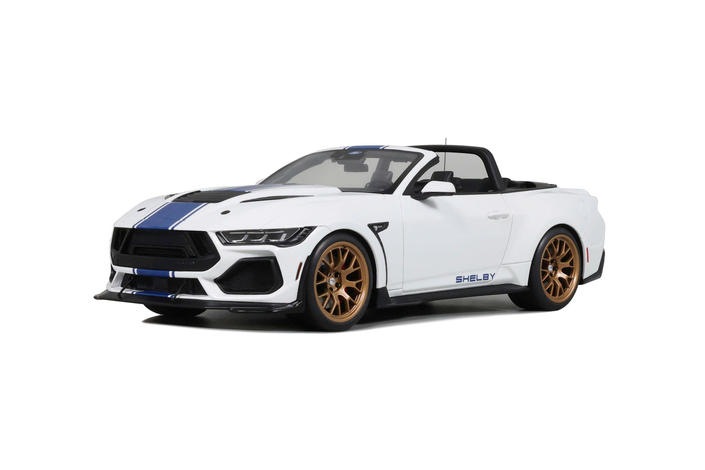 GT Spirit 1:18 Resin 2025 Ford Mustang Shelby Super Snake Convertible White