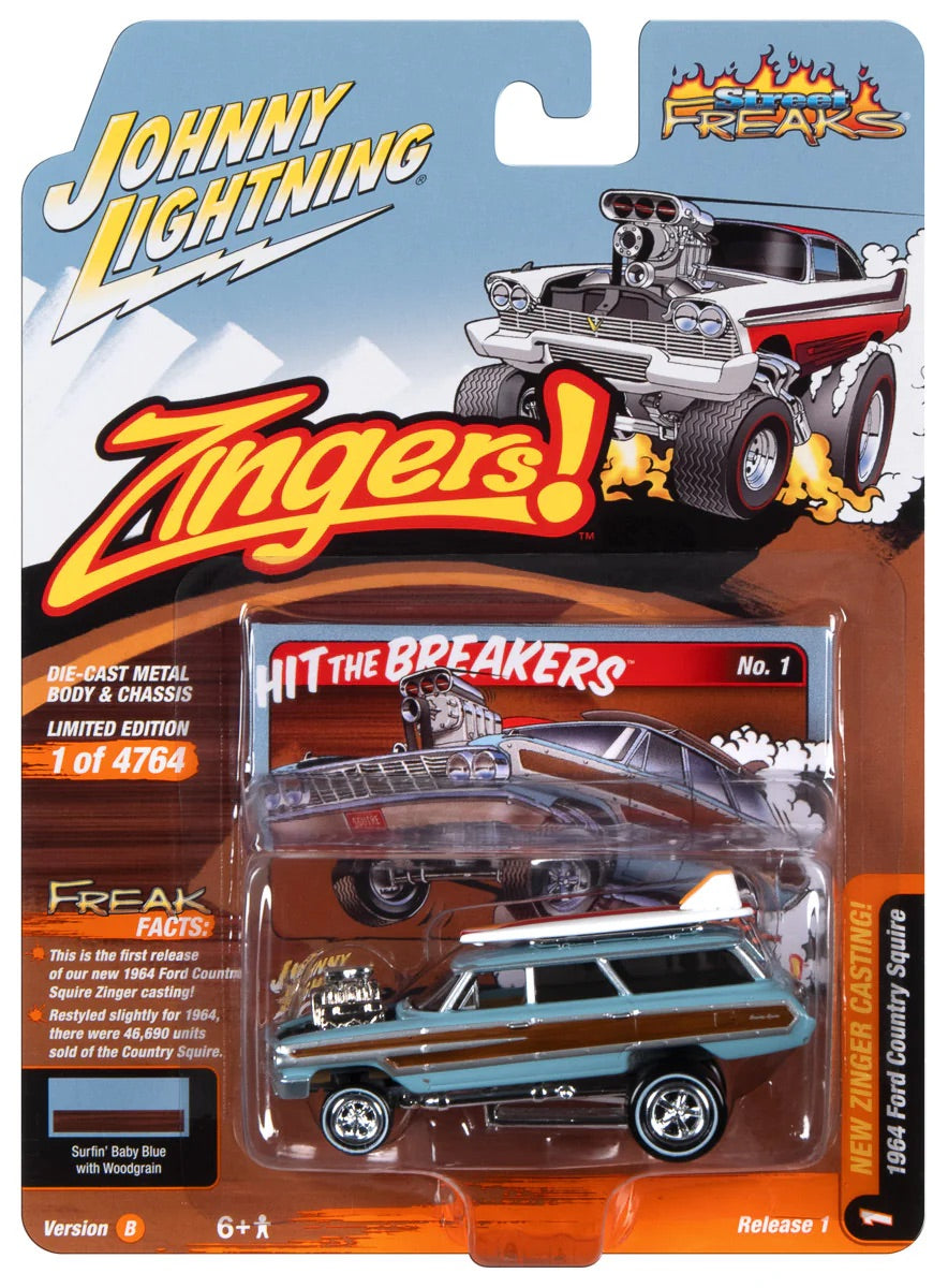 Johnny Lightning 1:64 die cast 1964 Ford Country Squire