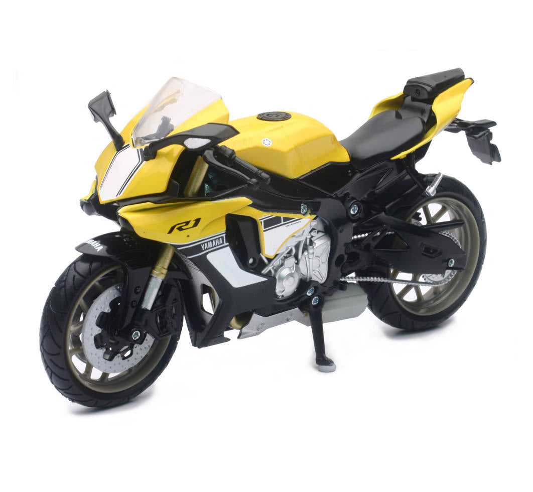 New Ray 1:12 die cast 2016 Yamaha YZF R1 Sport Bike Yellow