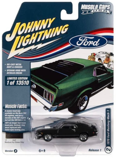 Johnny Lightning 1:64 die cast 1970 Ford Mustang Mach 1