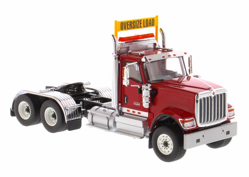 Diecast Masters 1:50 die cast International HX520 Tandem Axle Semi Red