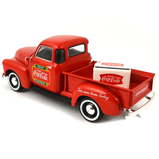 Motor City Classics 1:43 die cast Coca Cola 1953 Chevy Stepside Pickup with Cooler