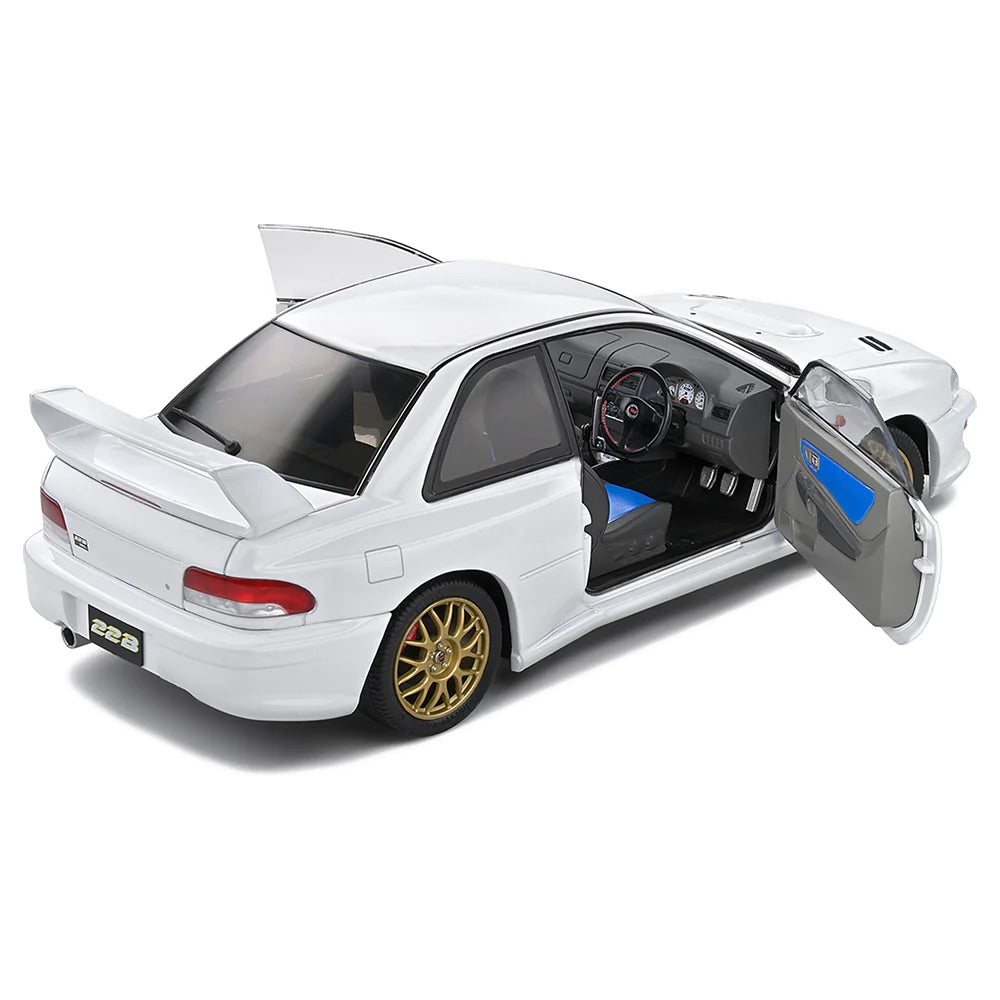 Solido 1:18 die cast 1998 Subaru Impreza 22B White