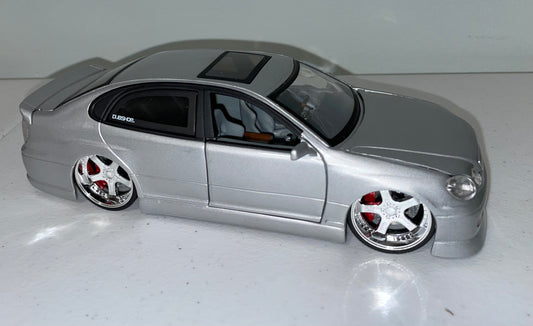 Jada 1:24 die cast Dub City Lexus GS430 Silver