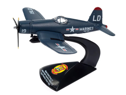 Johnny Lightning 1:64 die cast Korean War US Marines Vought F4U Corsair Airplane