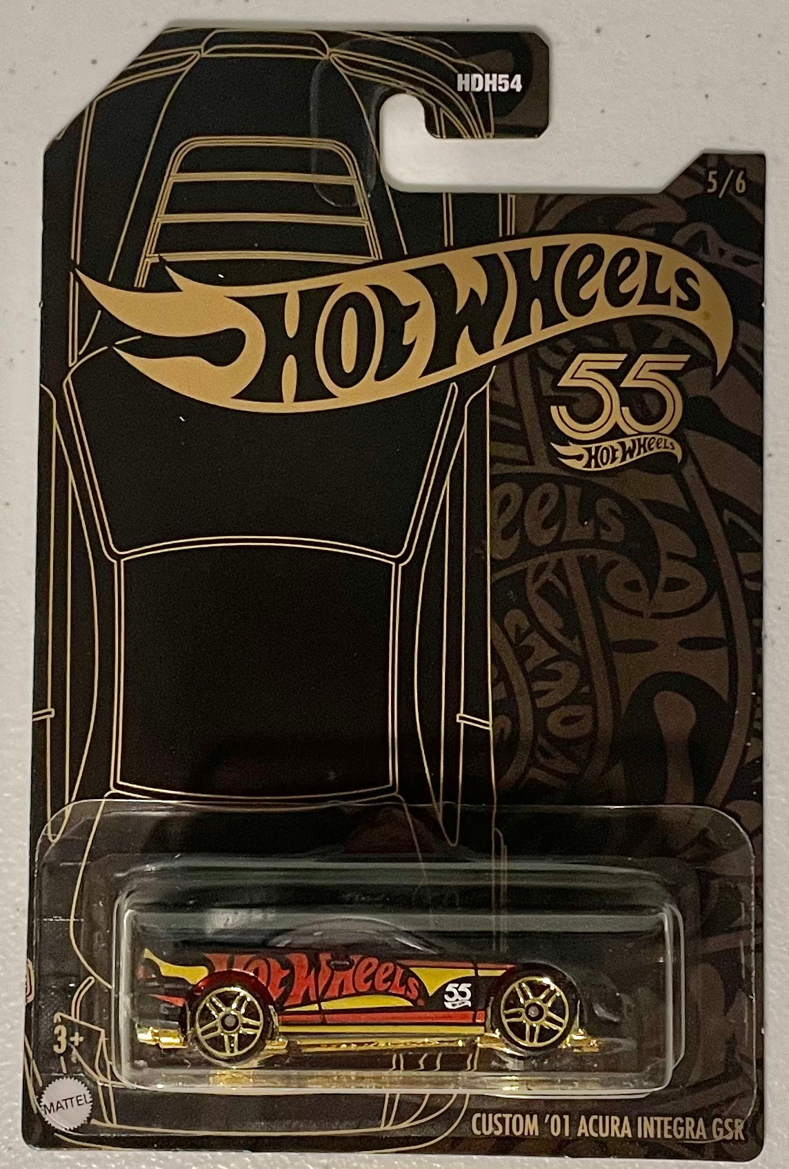 Hot Wheels 1:64 die cast Custom '01 Acura Integra GSR