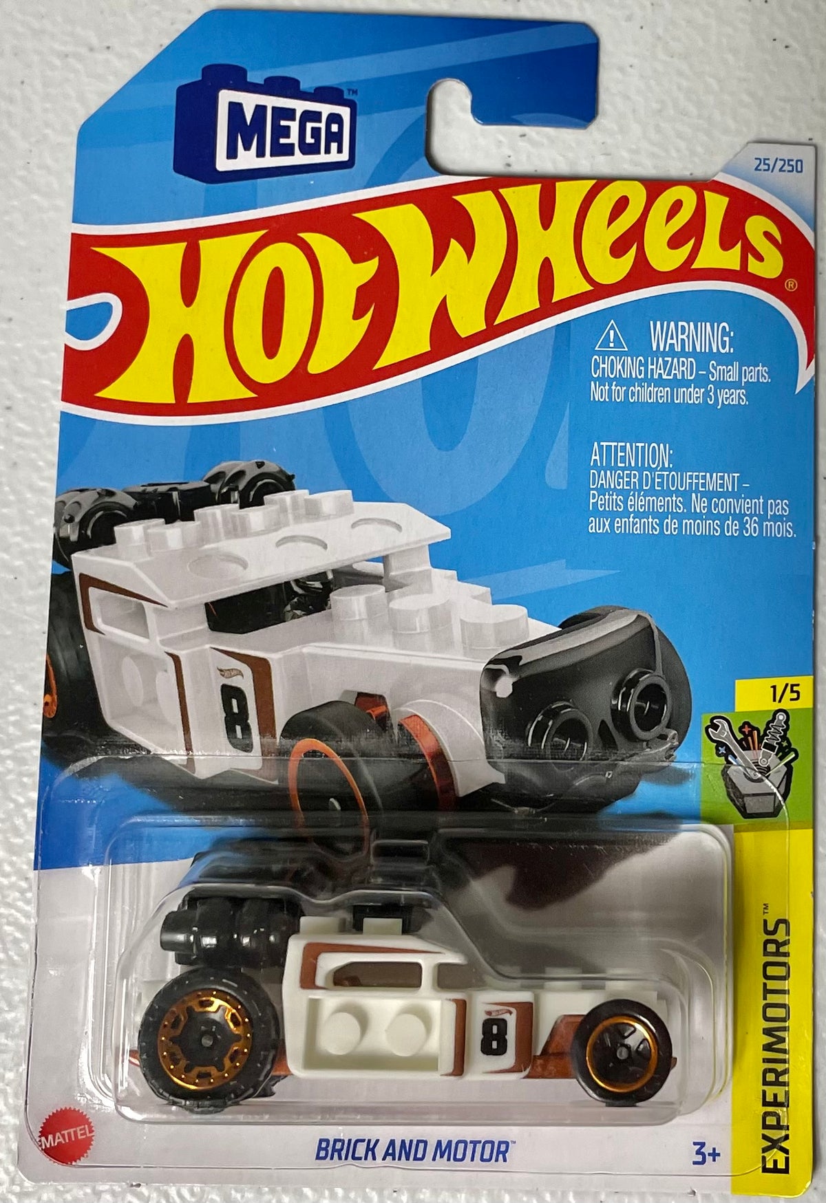 Hot Wheels 1:64 die cast Brick and Motor