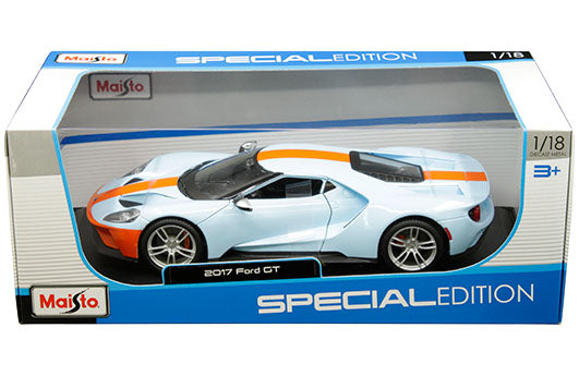 Maisto 1:18 die cast 2017 Ford GT Heritage Edition