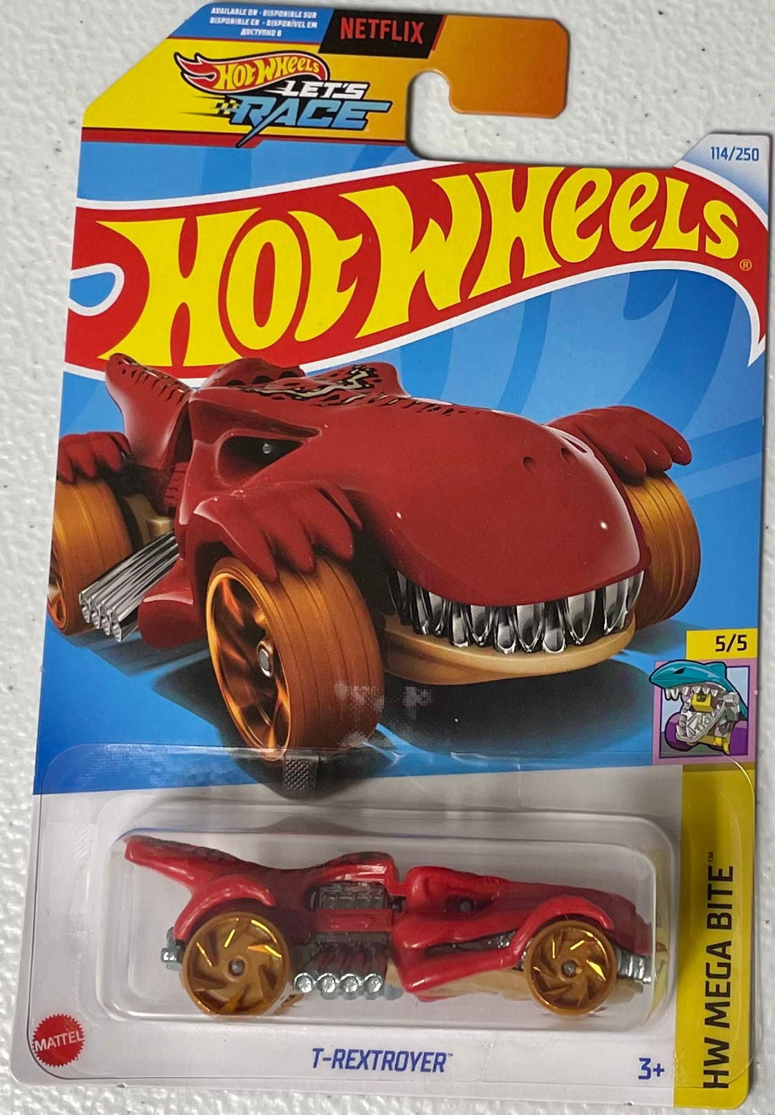 Hot Wheels 1:64 die cast T-Rextroyer