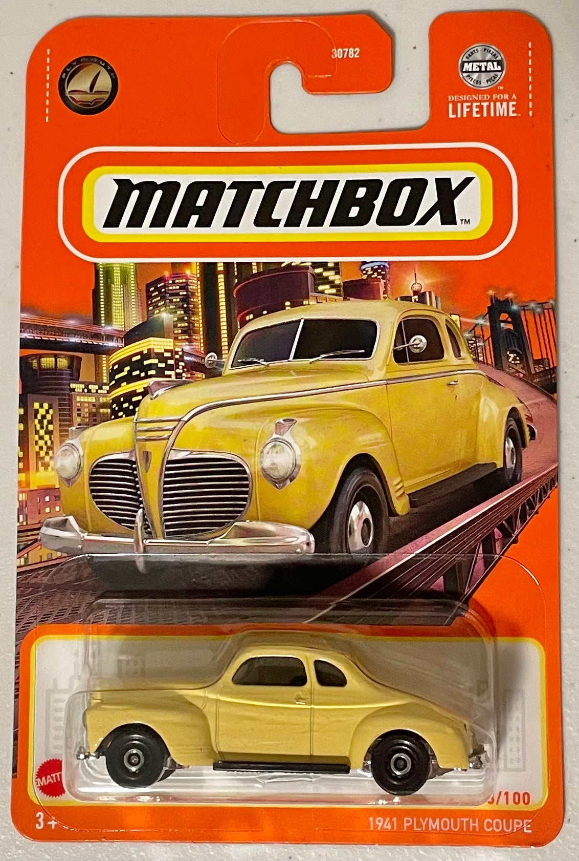 Matchbox 1:64 die cast 1941 Plymouth Coupe