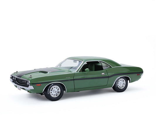 Greenlight 1:18 die cast Mr Norm’s 1970 Dodge Challenger R/T Hemi Green