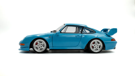 Solido 1:18 die cast 1997 Porsche 911 (993) Clubsport Blue