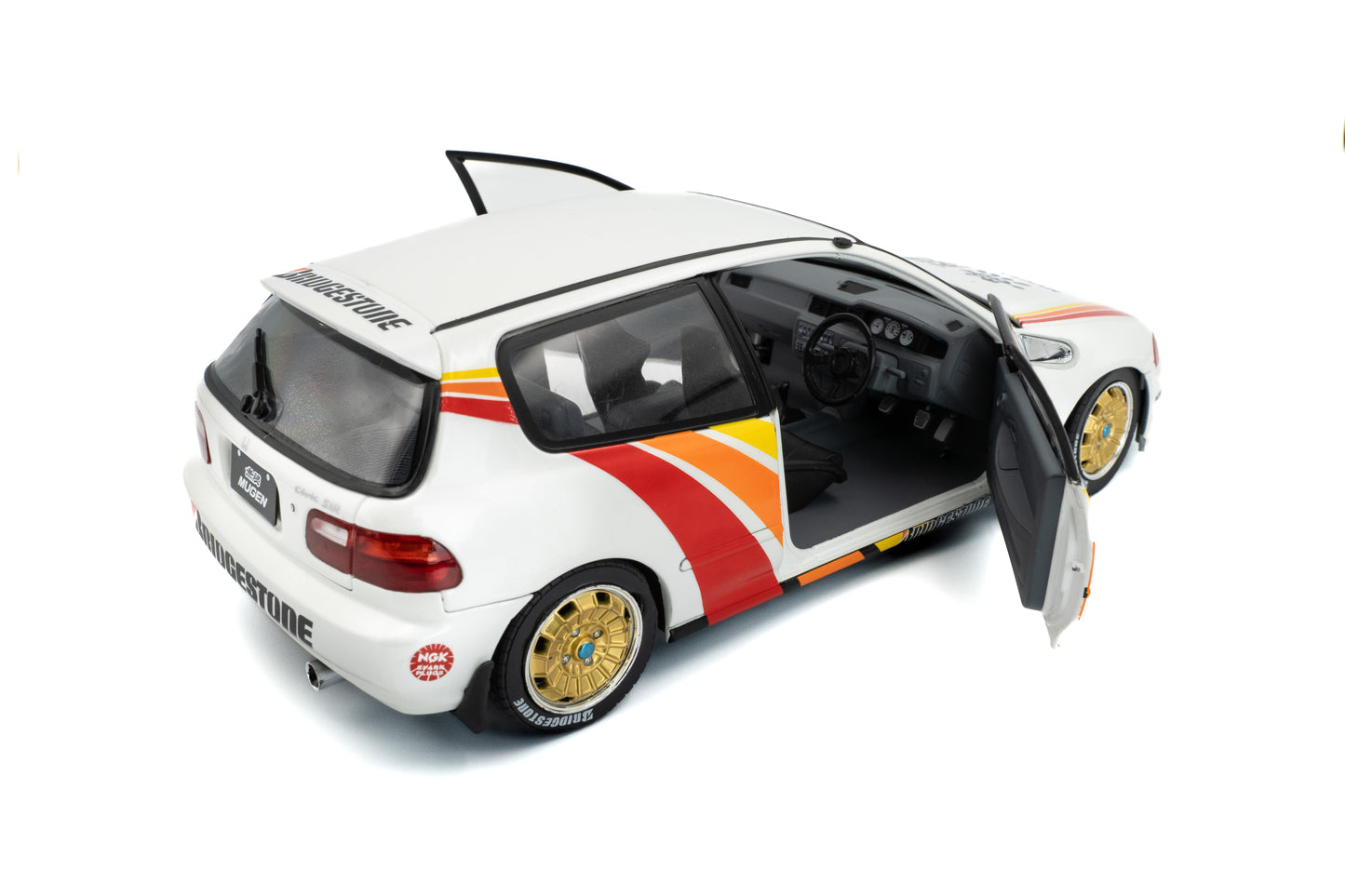 Solido 1:18 die cast 1992 Honda Civic EG6 Hatch Mugen Racing