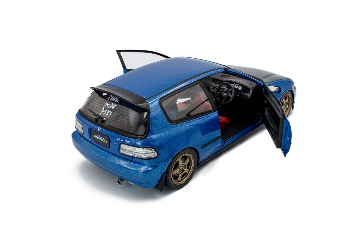 Solido 1:18 die cast 1991 Honda Civic SiR EG Hatch Blue RHD