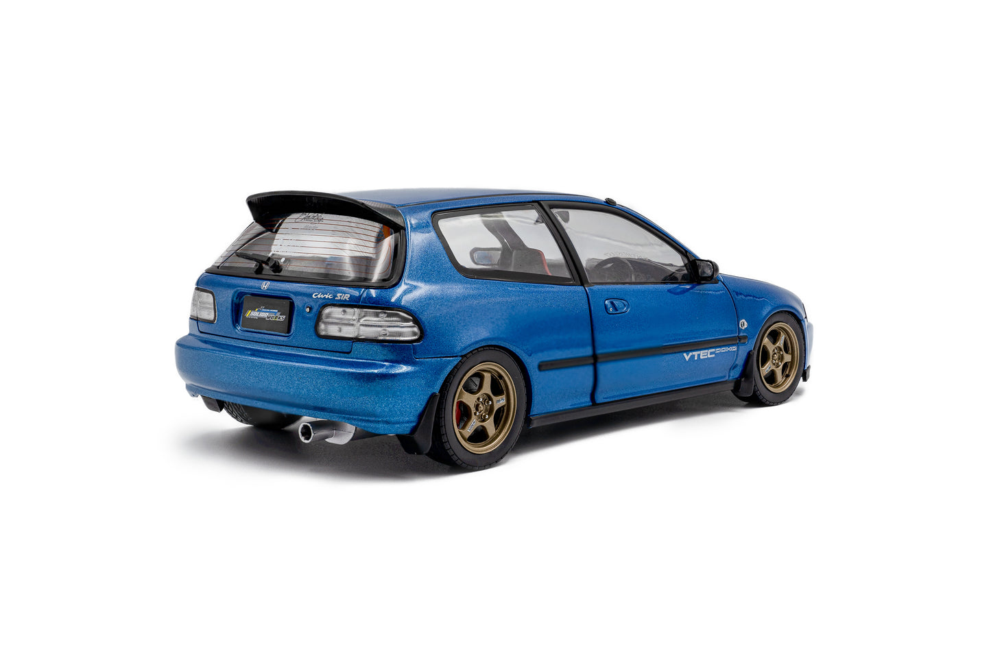 Solido 1:18 die cast 1991 Honda Civic SiR EG Hatch Blue RHD