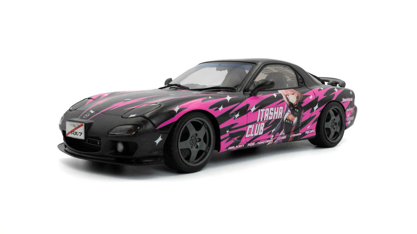 Solido 1:18 die cast 1999 Mazda RX7 FD3RS Itasha Club Racing