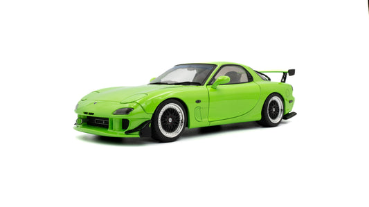 Solido 1:18 die cast 1999 Mazda RX7 (FD3RS) Neon Green