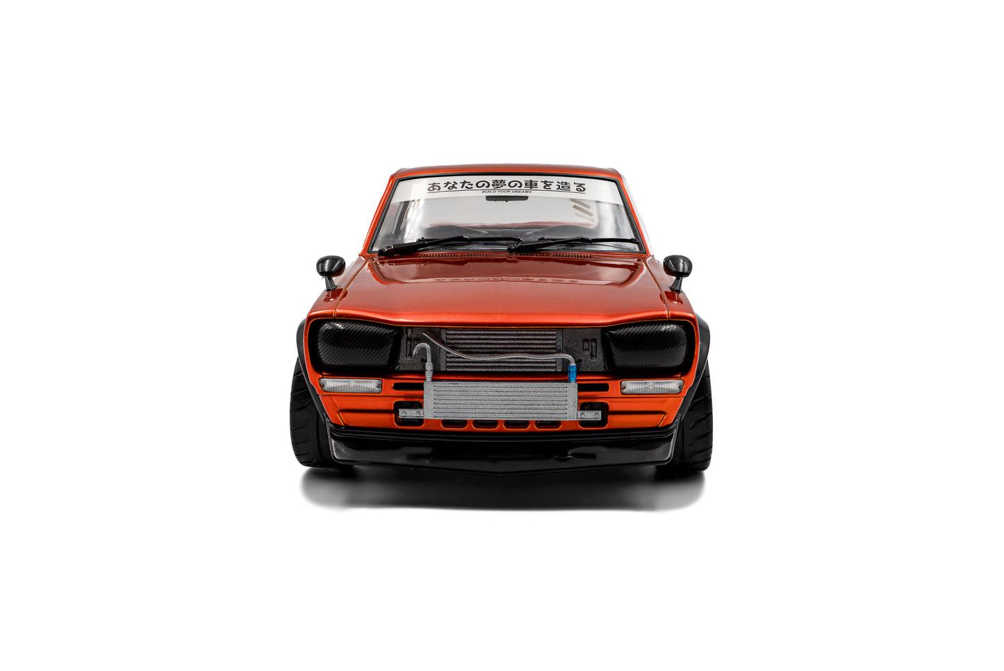 Solido 1:18 die cast 1970 Nissan Skyline GT-R Orange Hakosuka