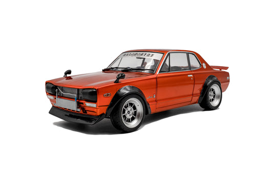 Solido 1:18 die cast 1970 Nissan Skyline GT-R Orange Hakosuka