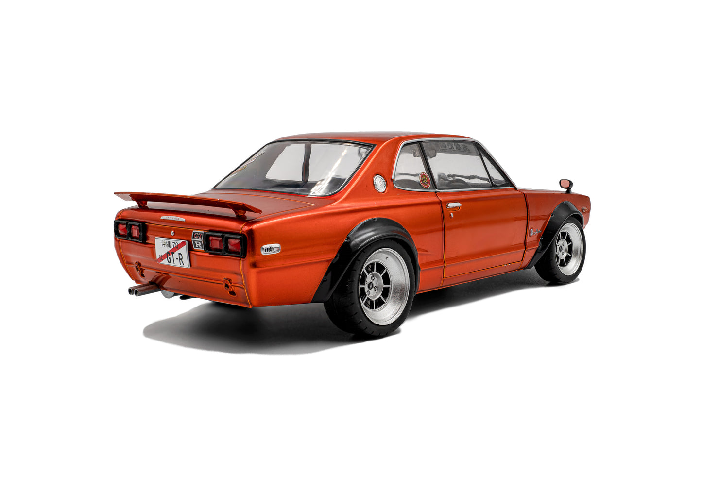 Solido 1:18 die cast 1970 Nissan Skyline GT-R Orange Hakosuka