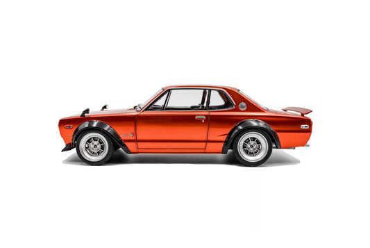 Solido 1:18 die cast 1970 Nissan Skyline GT-R Orange Hakosuka